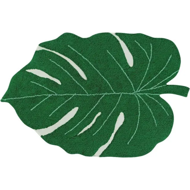 Lorena Canals Tapijt Monstera Leaf 120x160cm Print