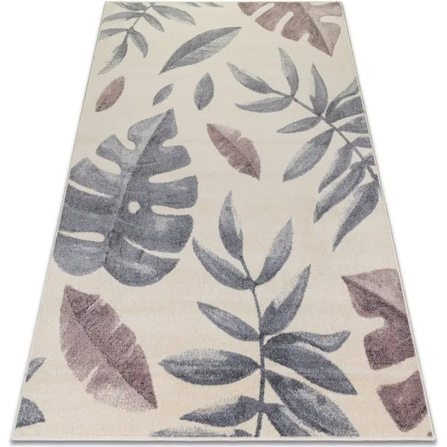RUGSX Kleden Rugsx Tapijt HEOS 78428 crème / rozekleuring blad Beige