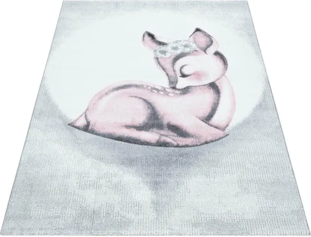 Ayyildiz / Carpetwinkel.nl Vloerkleed - Sleepy Deer - Rechthoek Roze