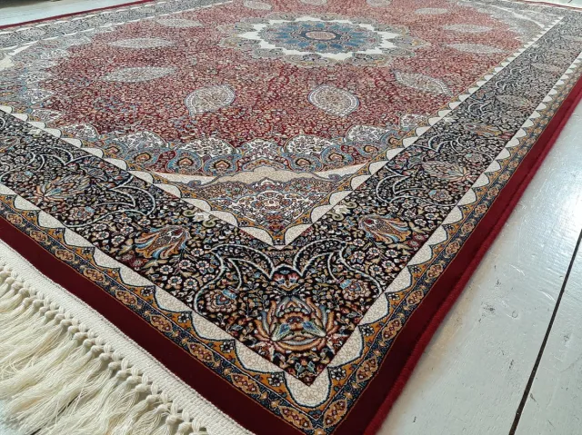SusaStyle OUTLET - Perzisch Vloerkleed – Erika red – Tapijt 150 x 225 cm bordeaux/cerise rood