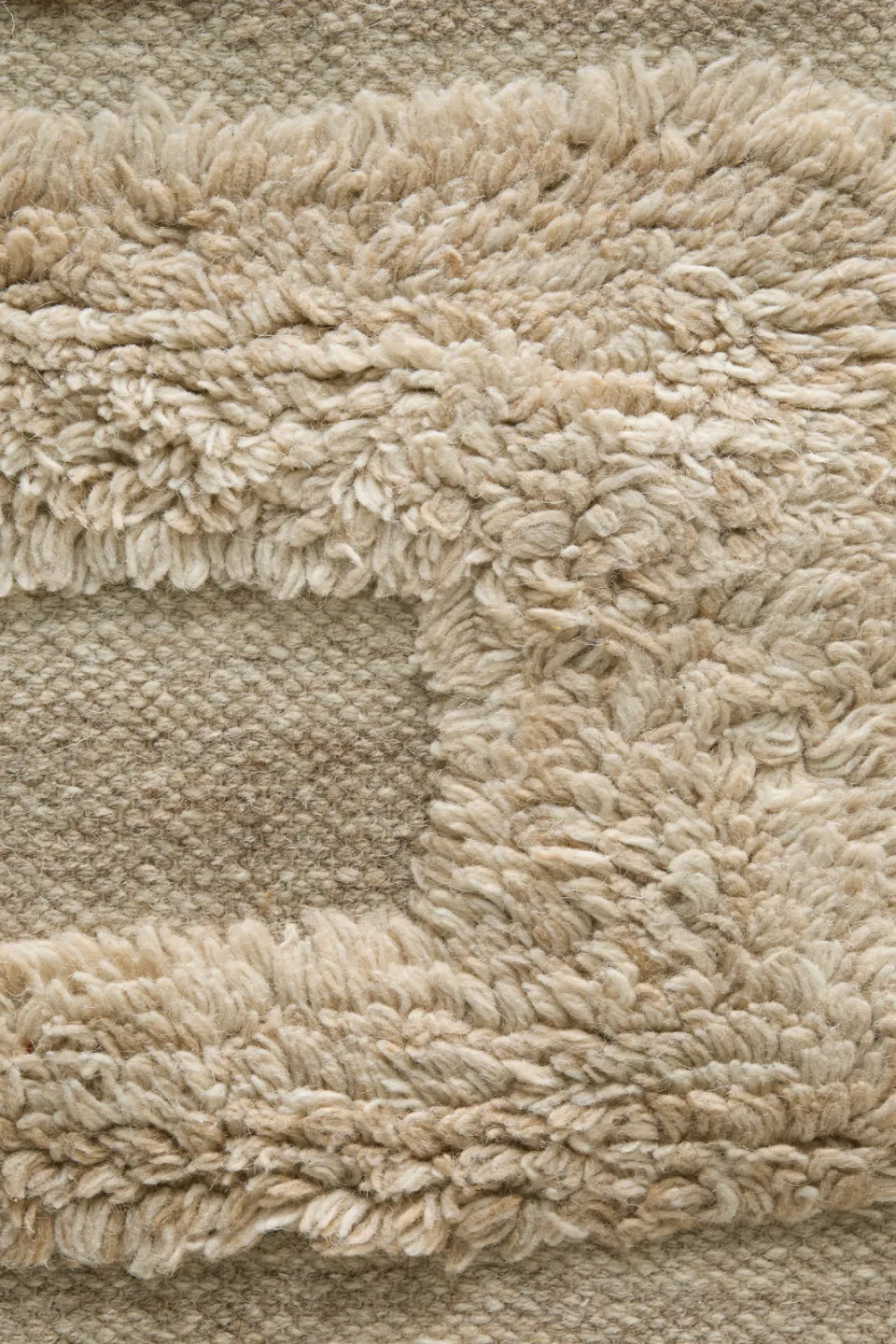 Studio LIVIT Roche laagpolig vloerkleed zand, foto 6