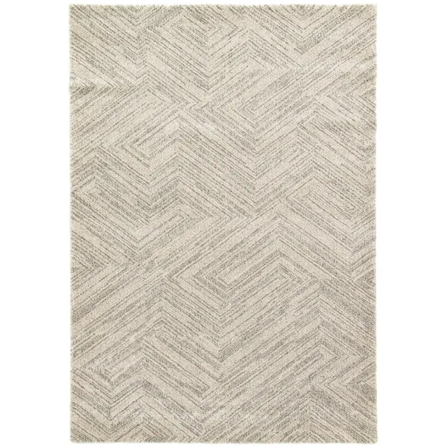 AFK Living Superzacht tapijt van gerecycled polyester BYRON grijs
