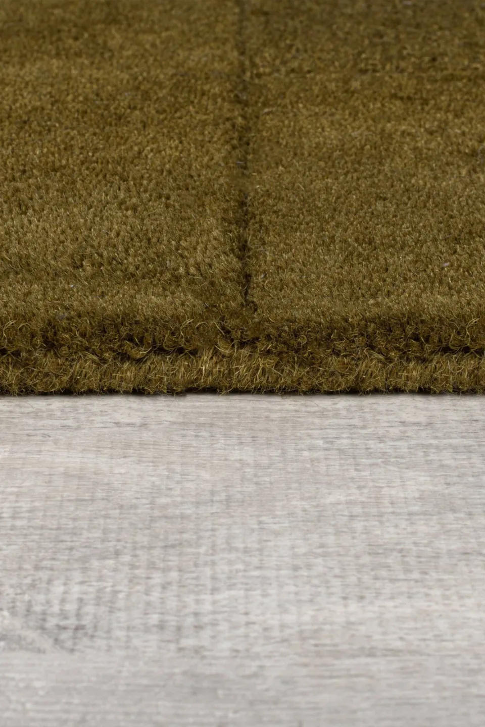 Flair Rugs Checkerboard Modern Vloerkleed Wol groen, foto 5