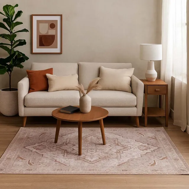 Milton & Oldbrook Vloerkleed 120 x 170 cm Nysa Beige