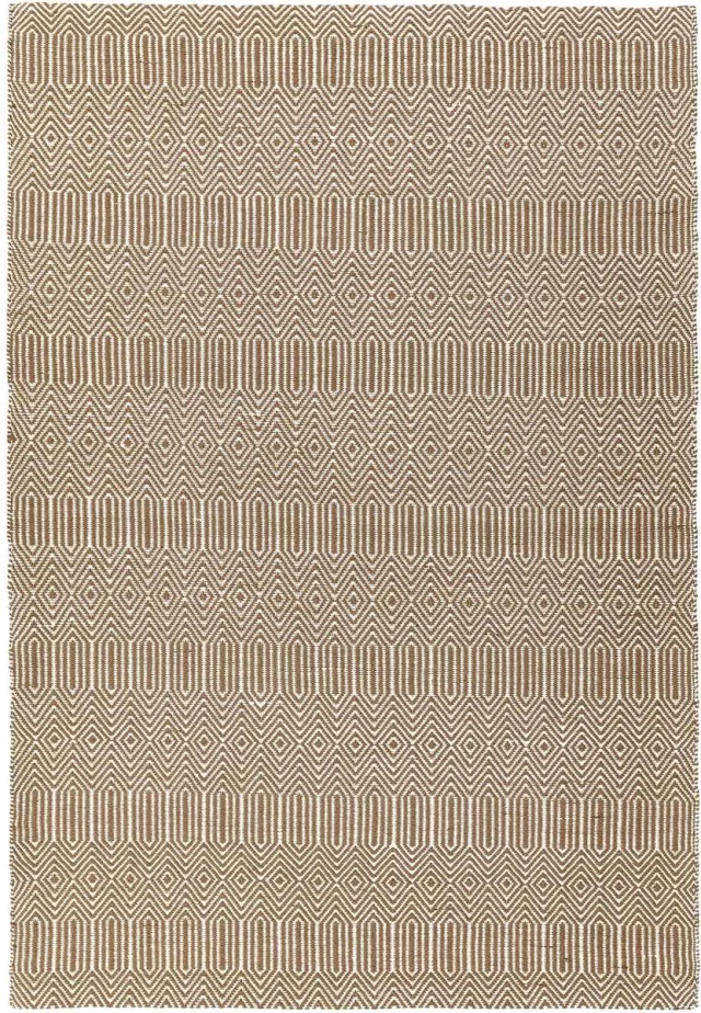 Eazy Living Easy Living - Sloan-Taupe Vloerkleed - 160x230 - Rechthoek - Laagpolig Tapijt - Modern - Taupe, Wit
