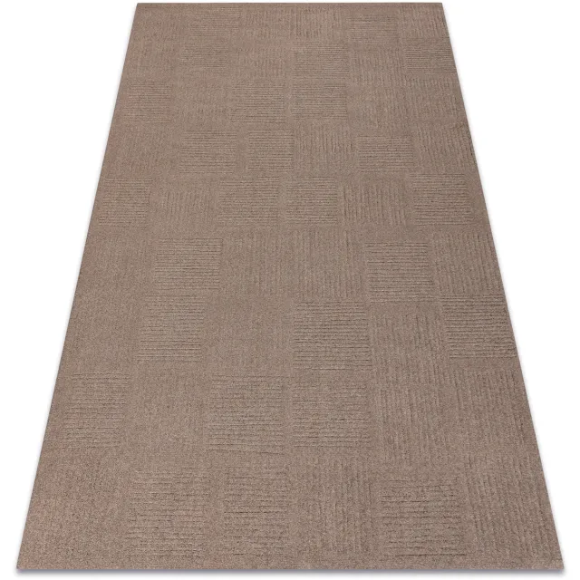 RUGSX Kleden Rugsx Wollen tapijt TEXTURA 488.20.LA600 OSTA - Lijnen Bruin
