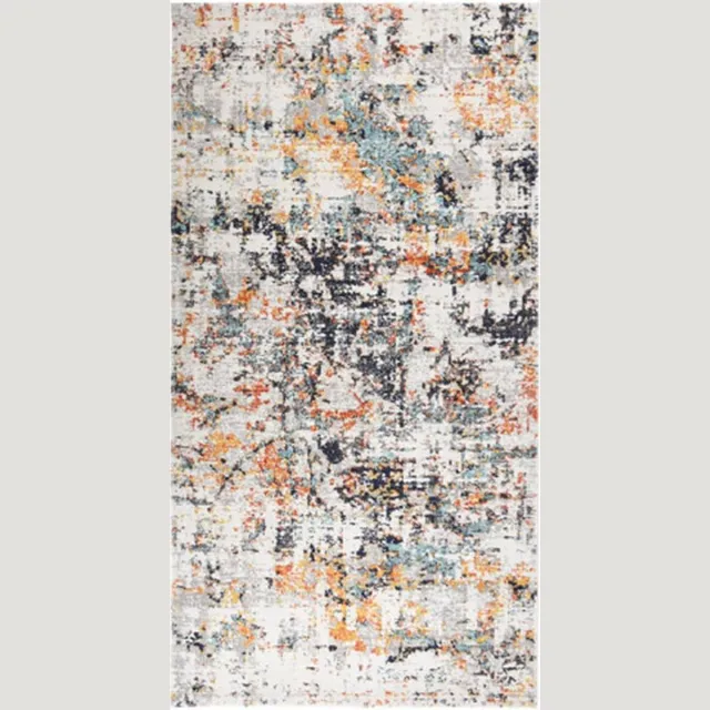 vidaXL Buitenkleed - platgeweven - 80x150 - cm - meerkleurig Multikleur
