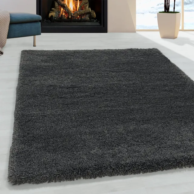 Ayyildiz Fluffy Vloerkleed – Grijs – Hoogpolig & Extra Zacht – 140x200 cm