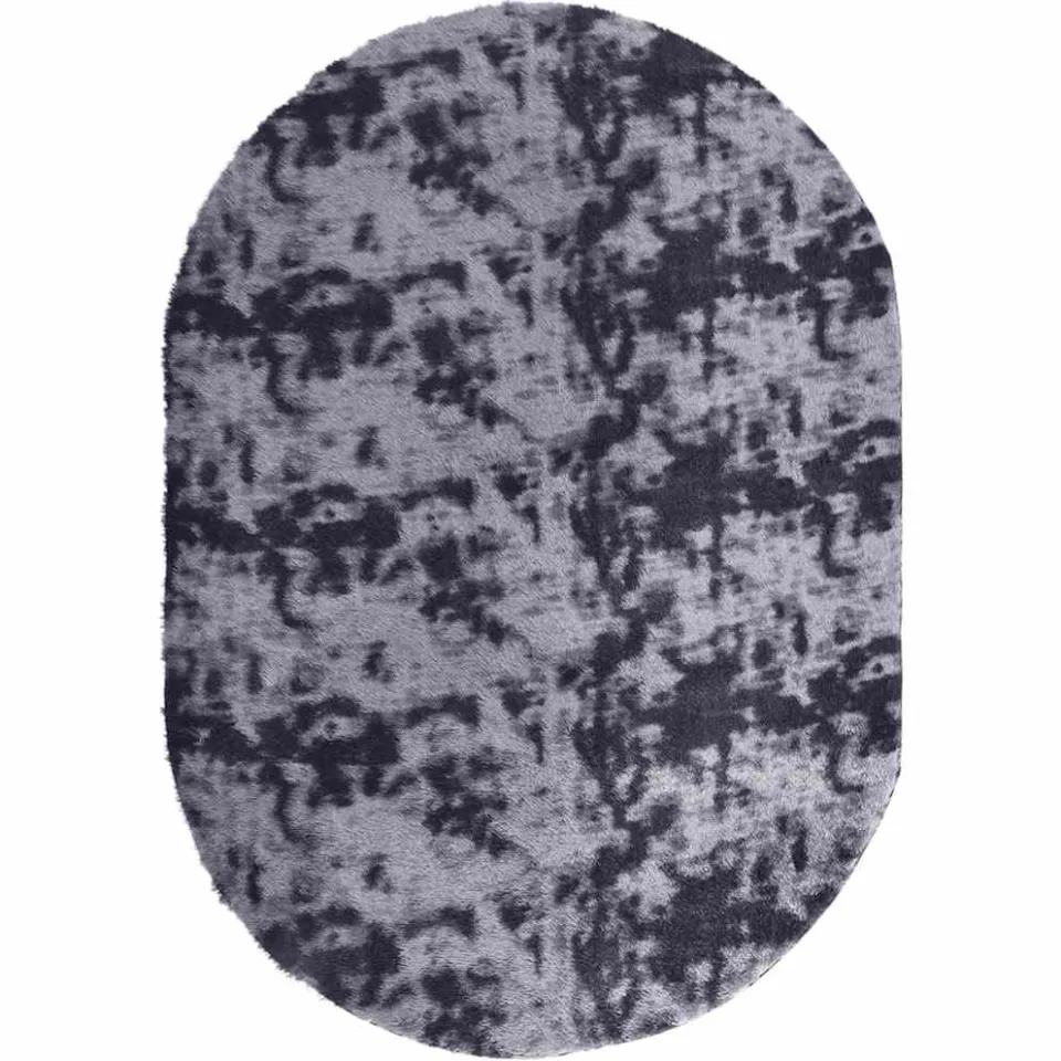 vidaXL Hoogpolig vloerkleed NAVARRA 300x200 cm polyester donkergrijs grijs, foto 3