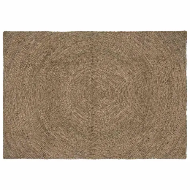 vidaXL Vloerkleden Grijs 120 x 170 cm Jute