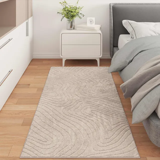 vidaXL Binnen- en buitentapijt PALMERAS Beige 80 x 150 cm Polyester, foto 2