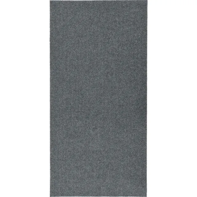vidaXL Droogloopmat 100x200 cm grijs