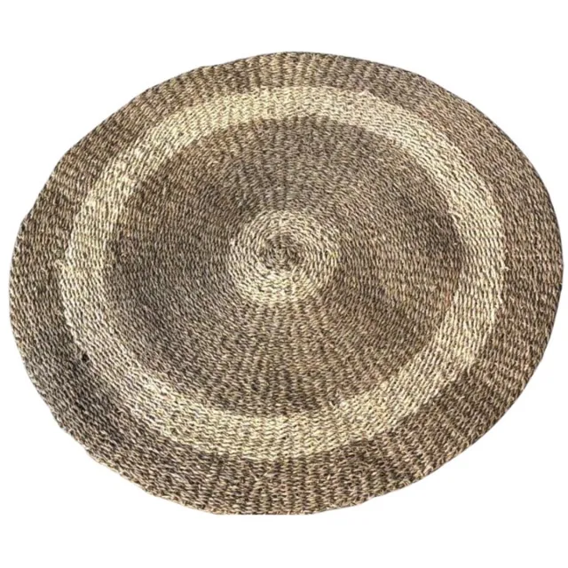 4shine Zeegras & palm vloerkleed D100 cm - rond vloerkleed - 4shine Naturel