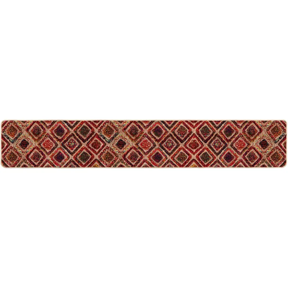 vidaXL Vloerkleedloper MARSA Meerkleurig 50 x 450 cm Polyester en PVC