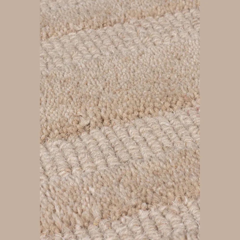 Flair Rugs Zen wollen vloerkleed naturel, foto 3