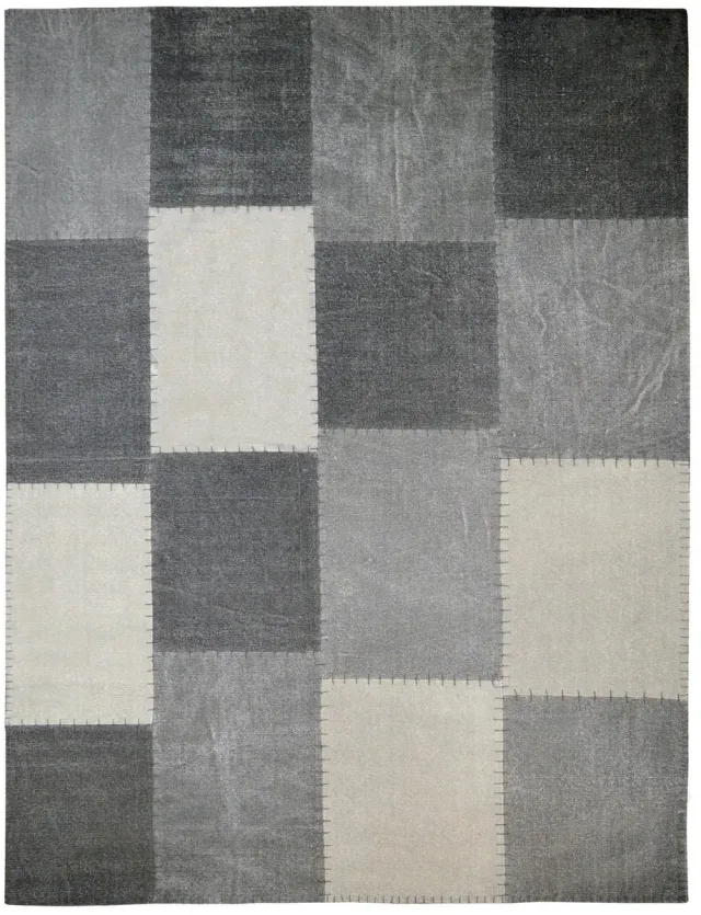 Dutch XXL Retro Vloerkleed | Tapijt | Lyrical | Patchwork | Multi/Grijs