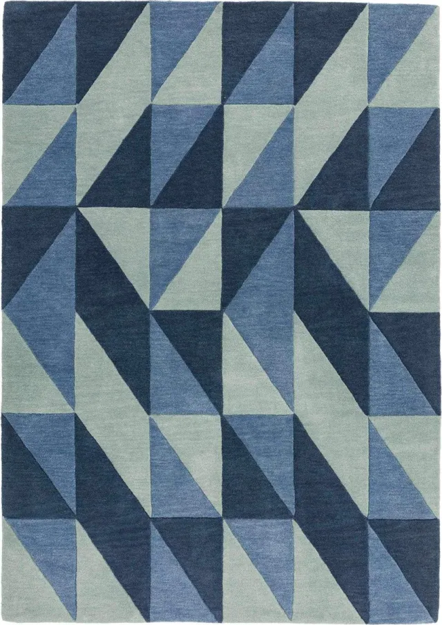 Eazy Living Easy Living - Reef-Flag-Blue Vloerkleed - 160x230 - Rechthoek - Laagpolig Tapijt - Modern - Blauw