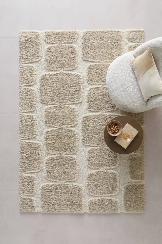 NOUS Living vloerkleed crème/beige (230x160 cm), foto 2