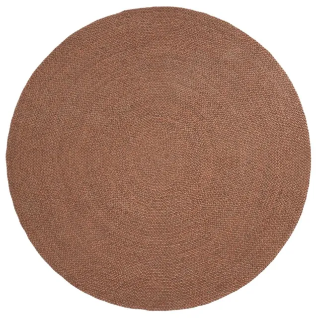 Kave Home Rond Vloerkleed 'Despas' 200cm, kleur Terracotta