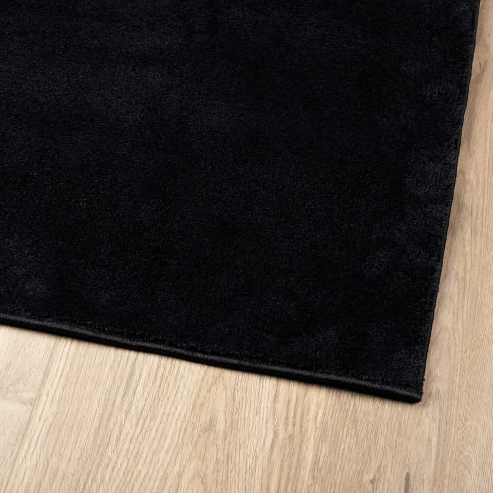 vidaXL Vloerkleed OVIEDO laagpolig 200x280 cm zwart, foto 4