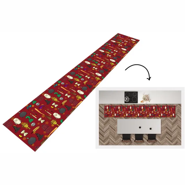 KitchenYeah Keukenloper - Loper keuken - Tiener - Uil - Slang - Patronen - Keukenloper vinyl multicolor, foto 7