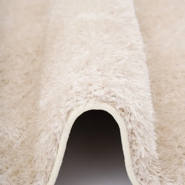 Snapstyle Hoogpolig vloerkleed Feeling Mix Round Beige