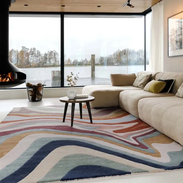 Nordic Weavers Modern vloerkleed - Skulptur Flow multi 160x230