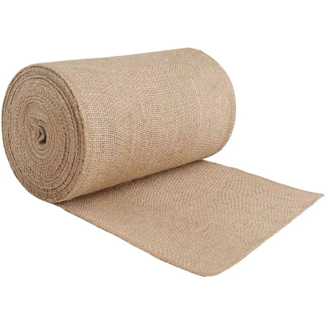 vidaXL Tuin - Jute - Net - 25 - cm - x - 50 - m - 280 - gsm - 100% - Tossa - Jute - Naturel