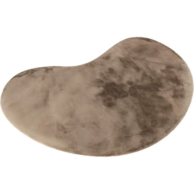 Lalee Heaven Vloerkleed – Taupe – Organische Vormen – Ultra Zacht & Hoogpolig – 160x230 cm