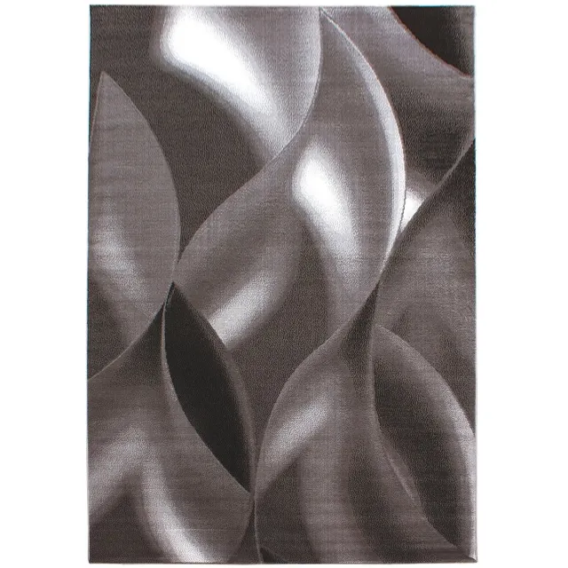 Dutch XXL Modern Vloerkleed | Tapijt | Plus | Golven | Bruin | 240x340 cm
