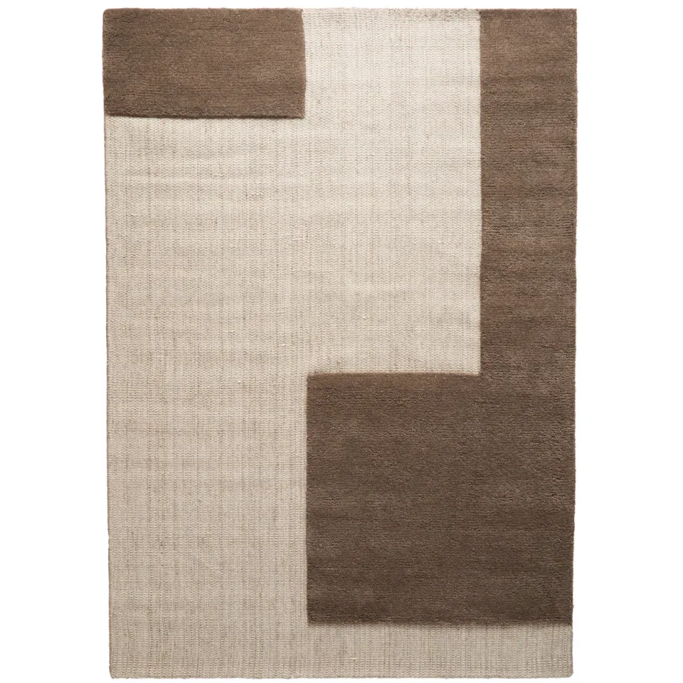 Studio LIVIT Basrah vloerkleed bruin Grijs/bruin