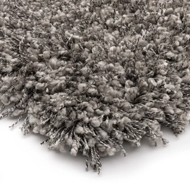 Shaggy Prime Hoogpolig vloerkleed - Shaggy Prime zilver 133x195
