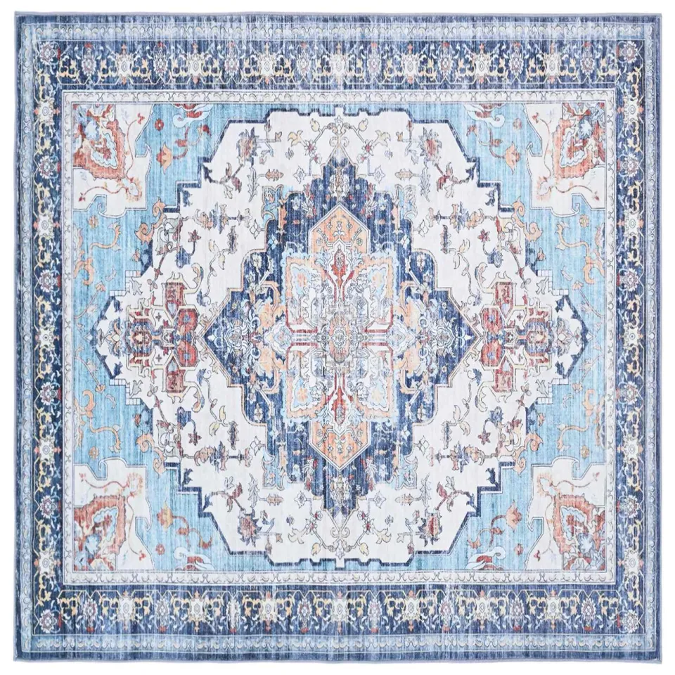 vidaXL Vloerkleed ORIZ Meerkleurig 200 x 200 cm 100% polyester