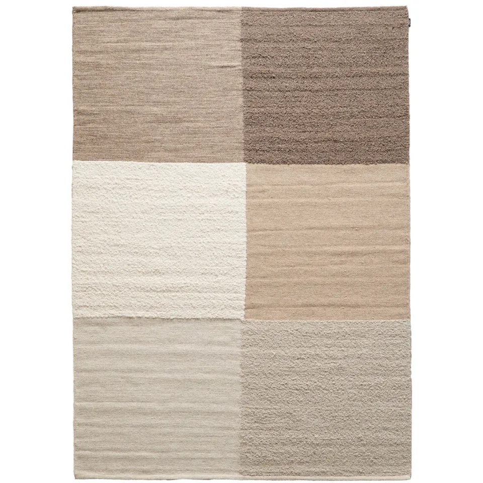Studio LIVIT Itobi vloerkleed wol bruin bruin/zand/off white