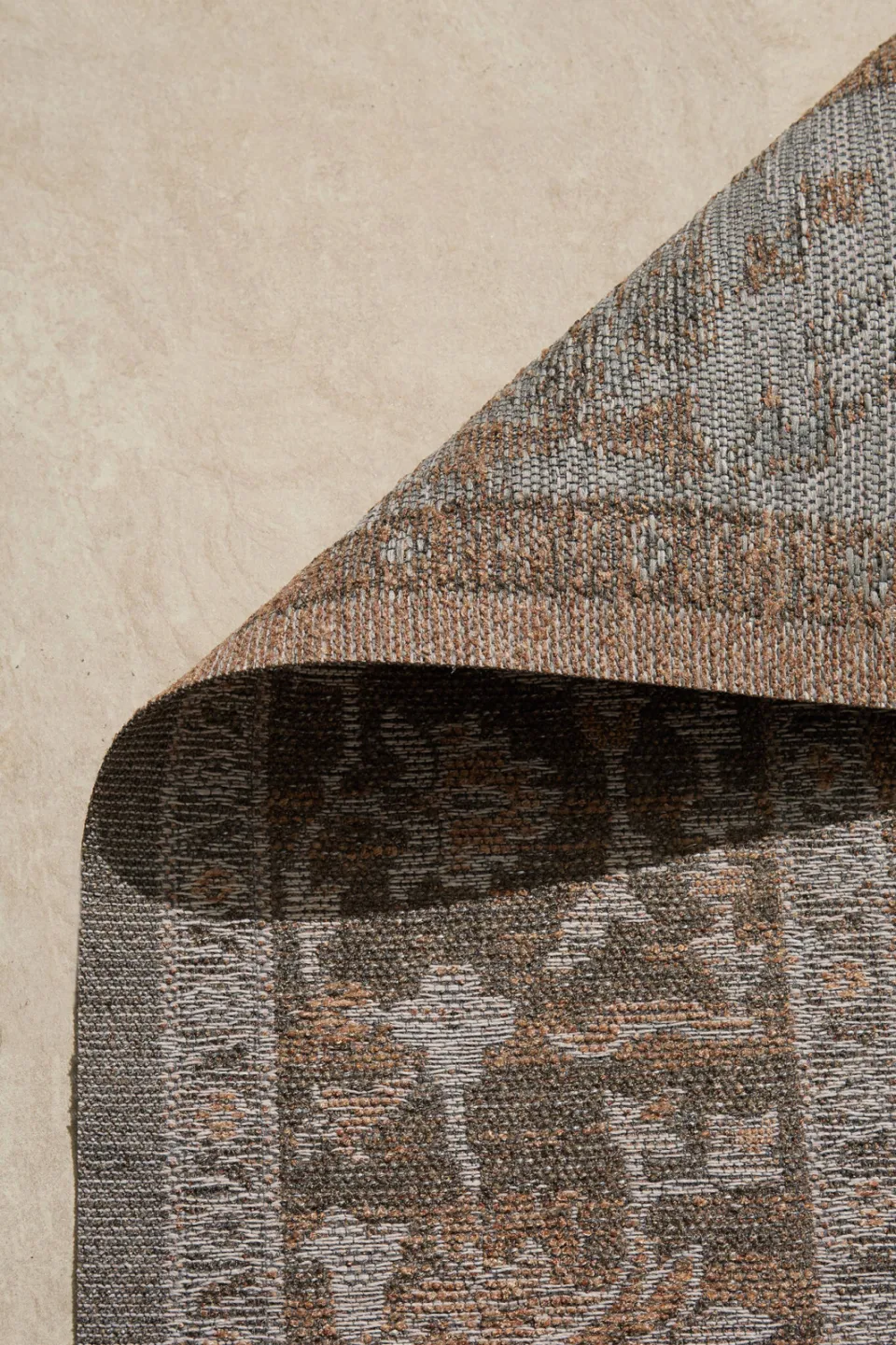NOUS Living binnen- en buitenvloerkleed Golan bruin (290x200 cm), foto 2