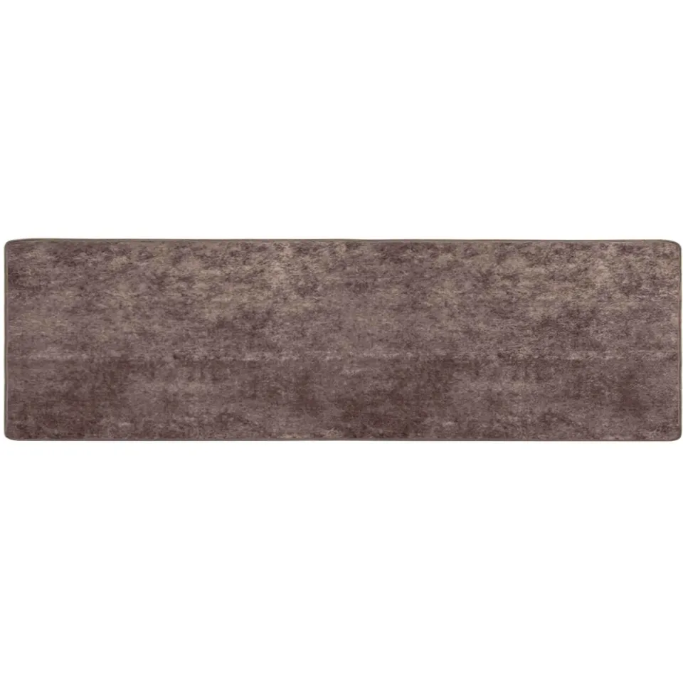 vidaXL Vloerkleedloper MARSA Grijs 80 x 350 cm Polyester en PVC