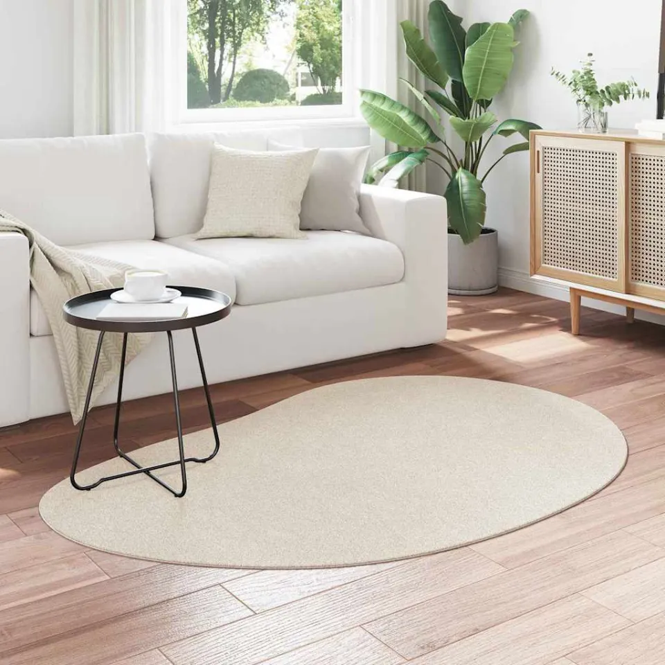 vidaXL Tapijt HUARTE Beige 120 x 170 cm Polyester, foto 3