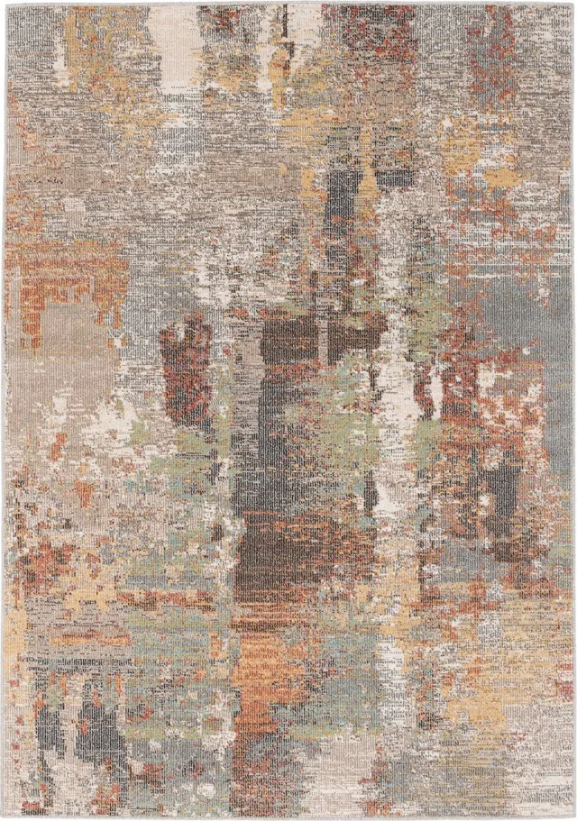 Pergamon Designer binnen- en buitenvloerkleed vintage patroon Goud