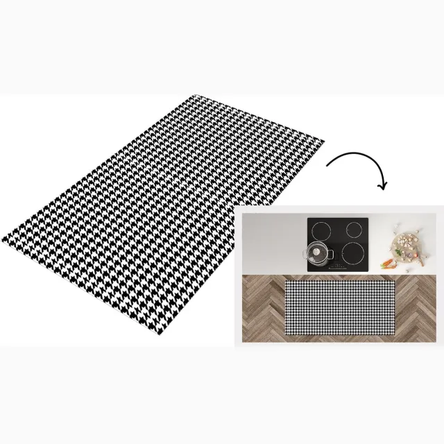 KitchenYeah Keukenloper - Loper keuken - Geometrie - Patronen - Abstract - 120x60 cm - Keukenloper vinyl Multicolor