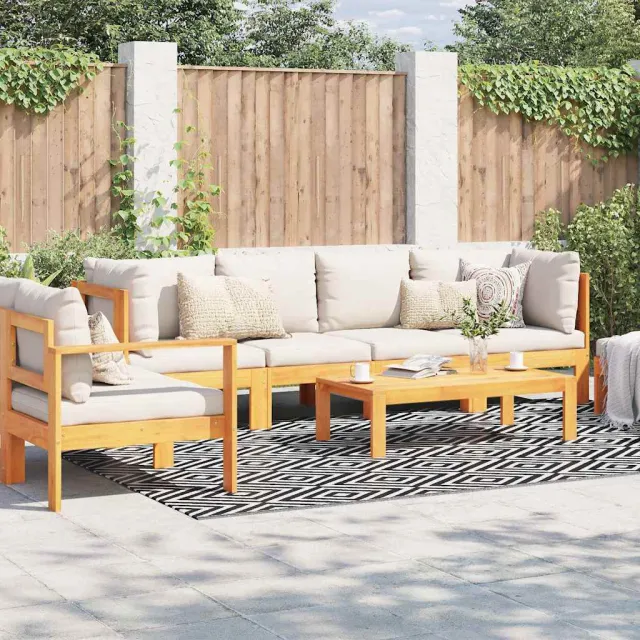 vidaXL Buitenkleed ARAKIL 190x290 cm PP wit en zwart, foto 2