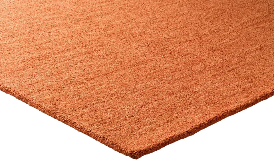 hoogpolig tapijt terracotta, foto 3