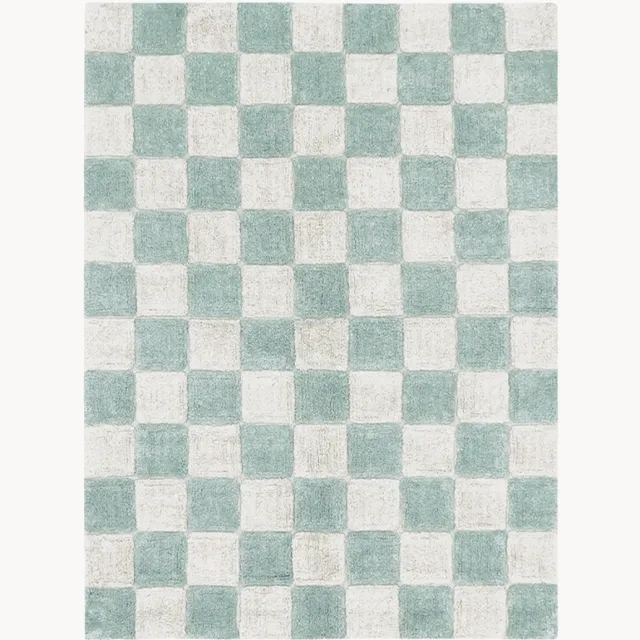 Lorena Canals Wasbaar kindervloerkleed Kitchen Tiles, in verschillende formaten Groen