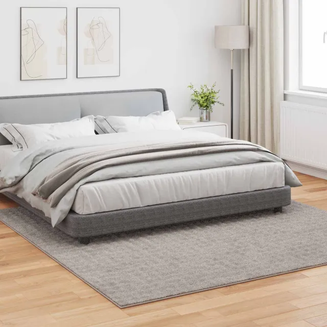 vidaXL Vloerkleden Vierkant SIROLO Zand 240 x 240 cm Polyester, foto 2