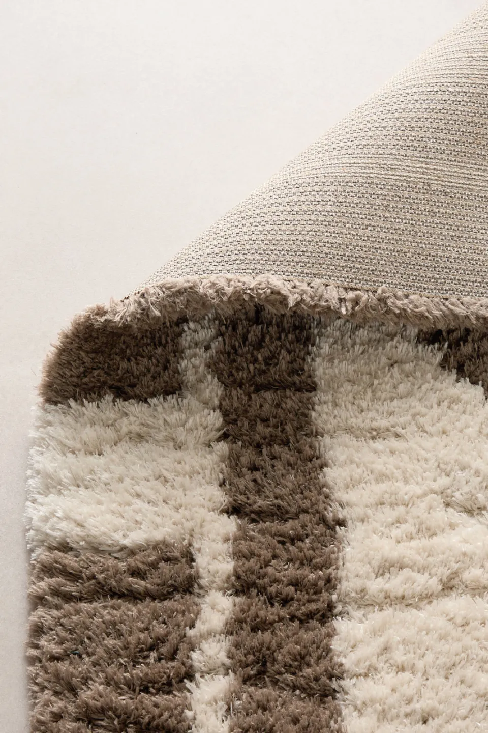 NOUS Living vloerkleed Teyra crème/bruin, foto 4