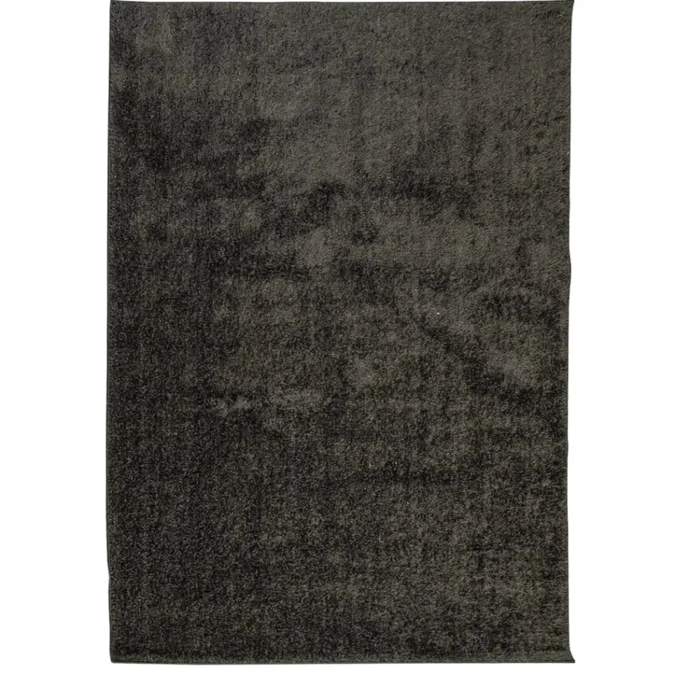 vidaXL Vloerkleed ISTAN hoogpolig glanzend 140x200 cm antracietkleurig, foto 3