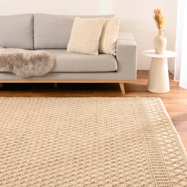 Nordic Weavers Vloerkleed katoen - Nordland ivoor