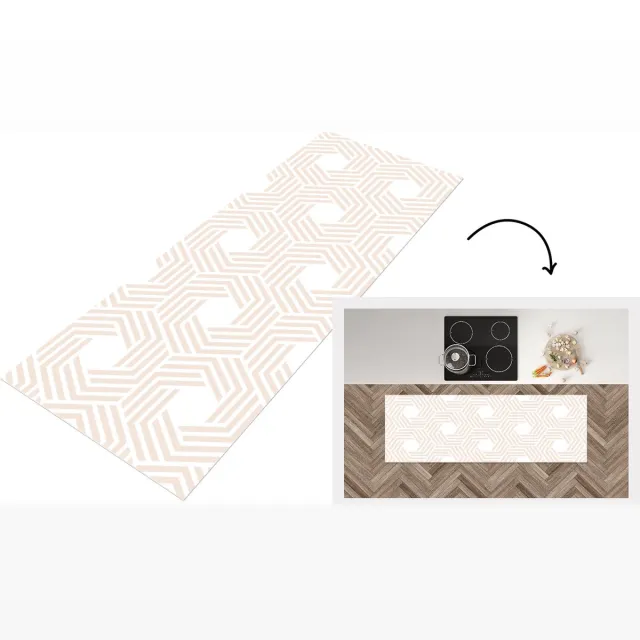 KitchenYeah Keukenloper - Loper keuken - Abstract - Patronen - Design - Keukenloper vinyl multicolor, foto 2