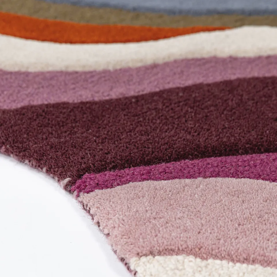 Flair Rugs ovaal wollen vloerkleed meerkleurig multi, foto 3