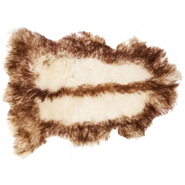 SKÓREX Natuurlijke schapenvacht 'Das' - 150cm, 100% echt leer Bruin