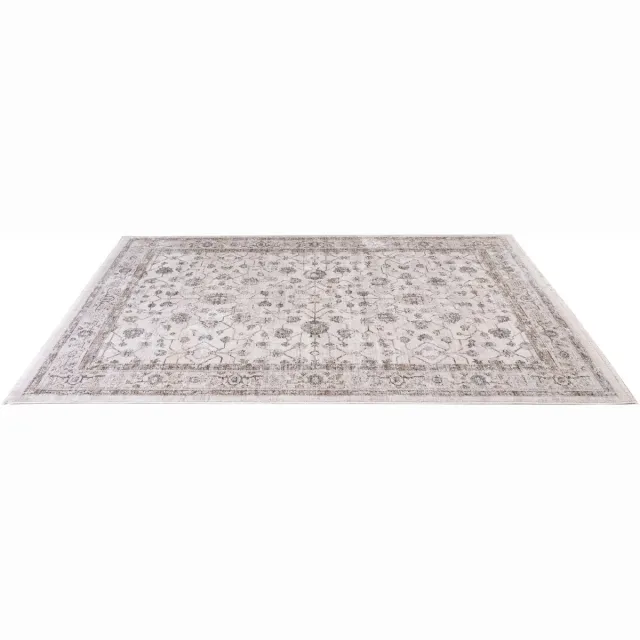 Dutch Lifestyle Birjan H - PES/Katoen/Latex - Vloerkleed - Beige Multicolour